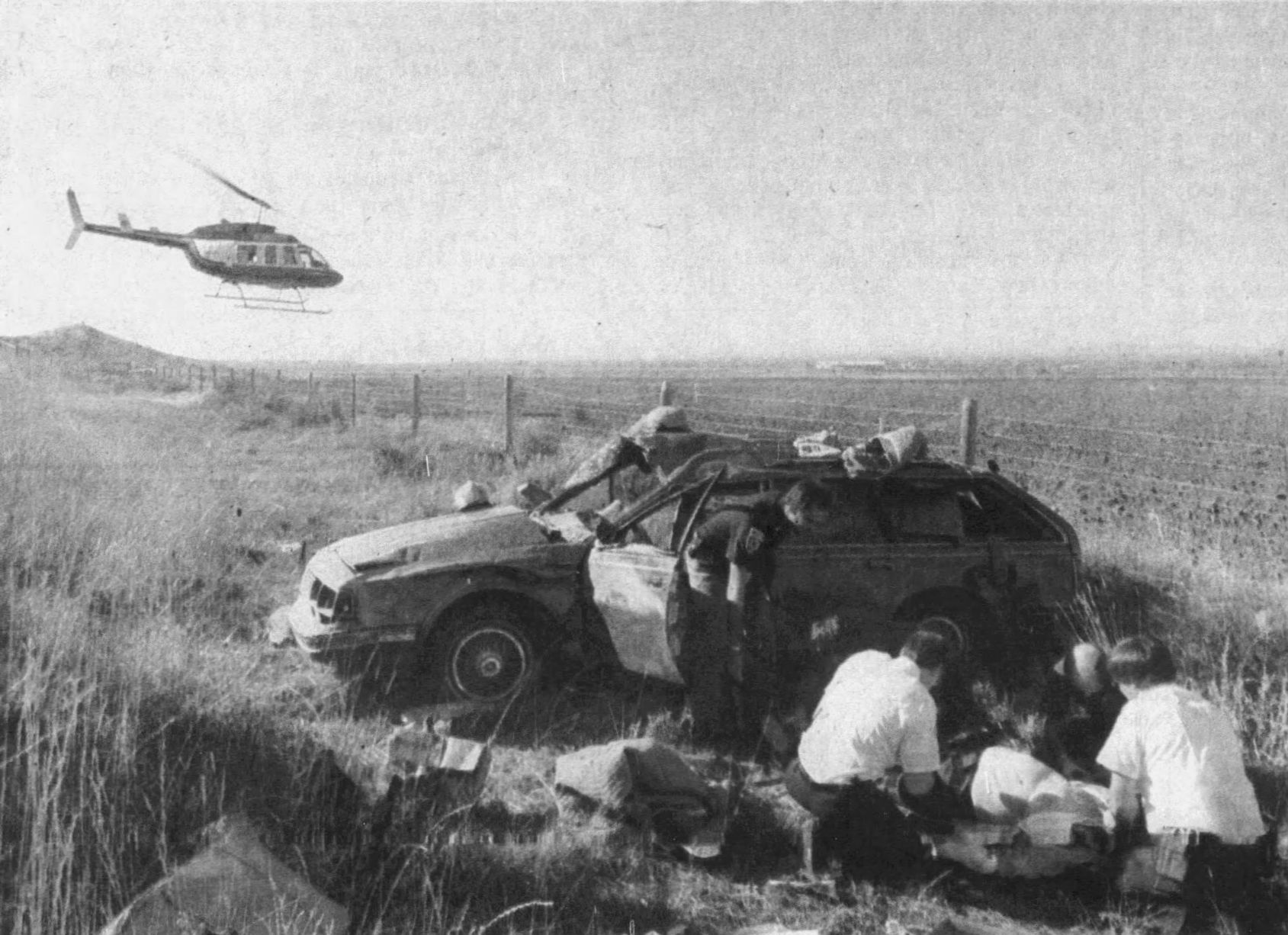 St. Vincent's HELP helicopter, 1986